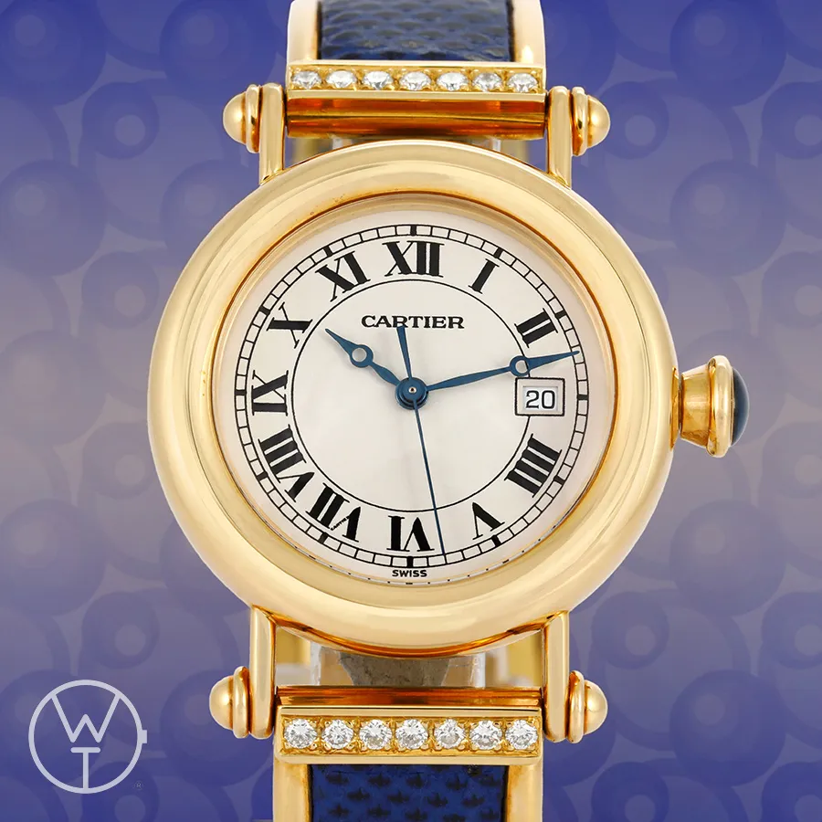 Cartier Diabolo 1420 C102264 32.5mm Yellow gold Cream