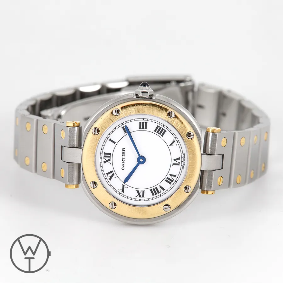 Cartier Santos 8191 33mm Yellow gold and Stainless steel 4