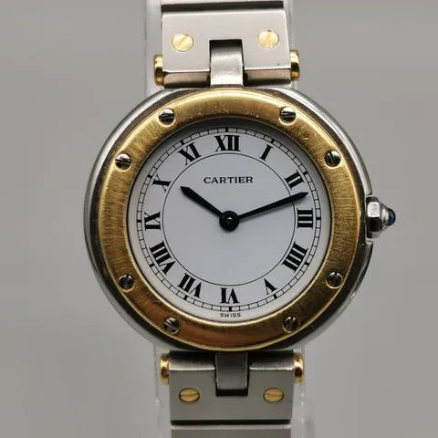 Cartier Santos 8191 27mm Yellow gold and Stainless steel White 11