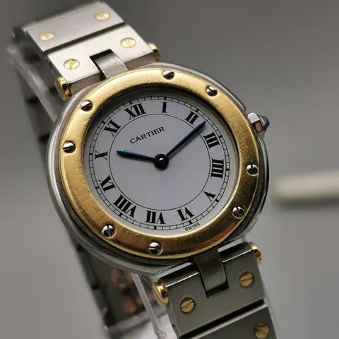 Cartier Santos 8191 27mm Yellow gold and Stainless steel White 13