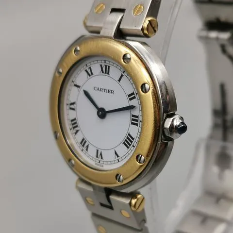 Cartier Santos 8191 27mm Yellow gold and Stainless steel White 15