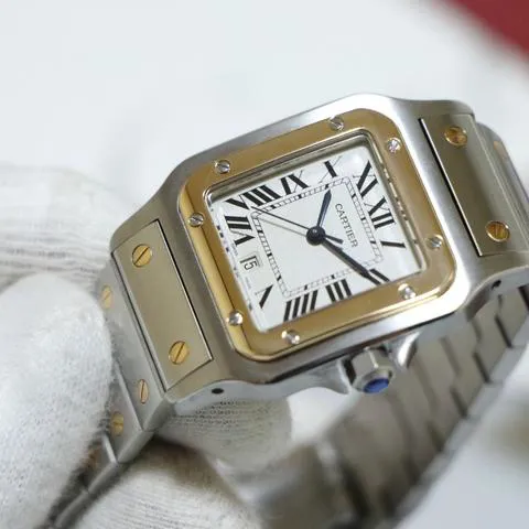 Cartier Santos W20011C4 29mm Yellow gold and Stainless steel 2