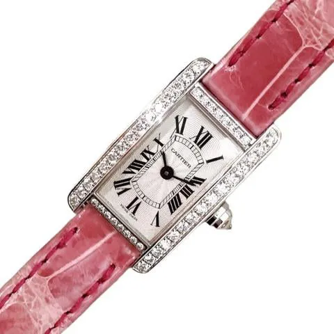 Cartier Tank Américaine WB710015 15mm White gold Silver