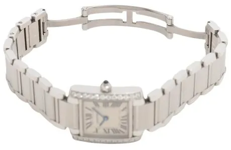 Cartier Tank Française W4TA0008 25mm Stainless steel Silver 3