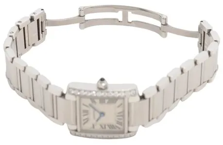 Cartier Tank Française W4TA0008 25mm Stainless steel Silver 4