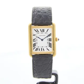 Cartier Tank Solo W5200004 Yellow gold Silver