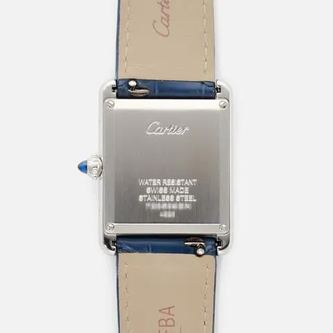 Cartier Tank WSTA0055 25mm Stainless steel Blue 3