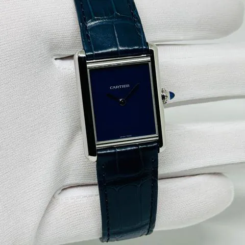 Cartier Tank WSTA0055 25.5mm Stainless steel Blue 1