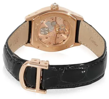 Cartier Tortue WA503751 28mm Rose gold Silver 2