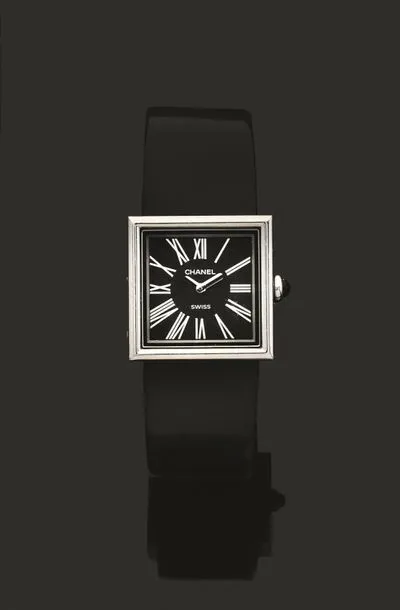 Chanel Mademoiselle 23mm Stainless steel Black