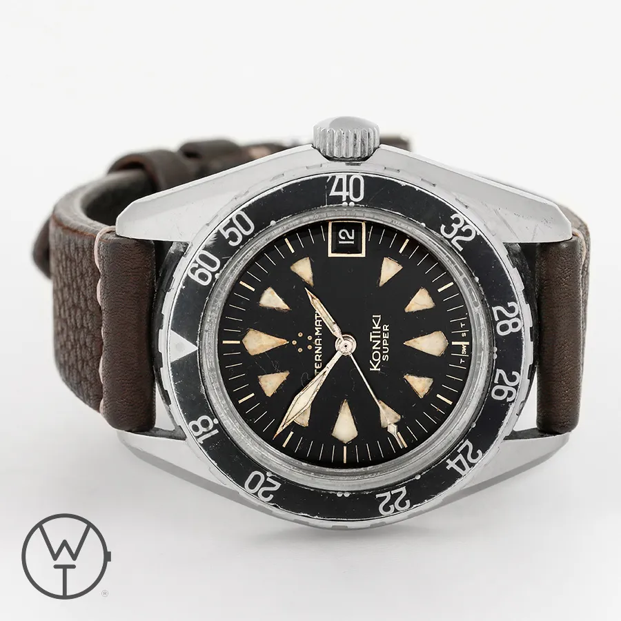 Eterna Kontiki 130FTP-1 38mm Stainless steel Black 4