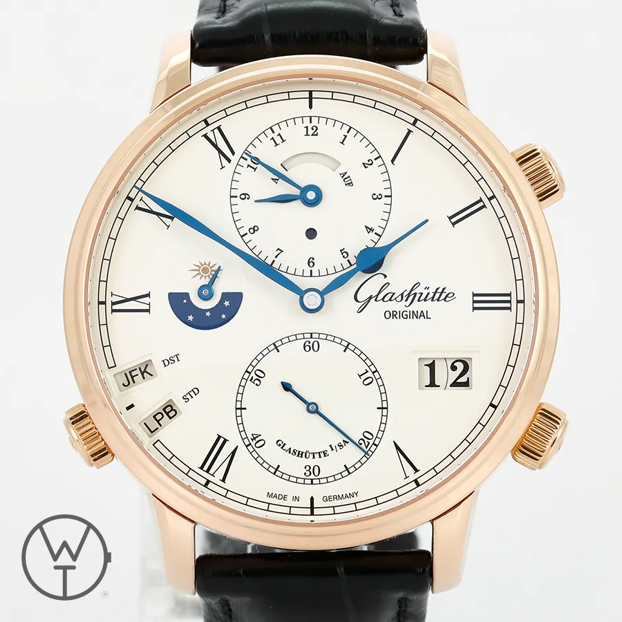 Glashütte Senator 1-89-02-01-05-30 39mm Rose gold Silver 10