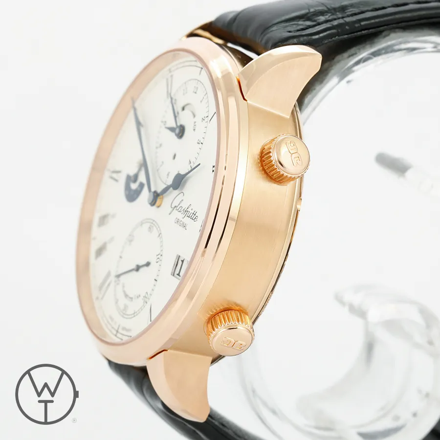 Glashütte Senator 1-89-02-01-05-30 39mm Rose gold Silver 11