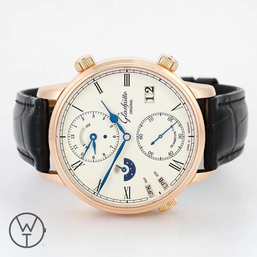 Glashütte Senator 1-89-02-01-05-30 39mm Rose gold Silver 13