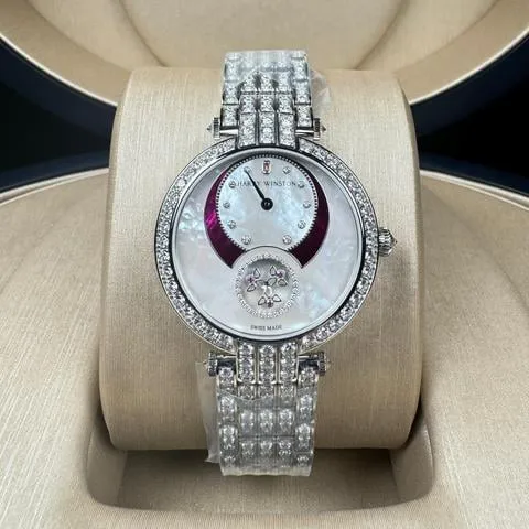 Harry Winston Premier 36mm White gold Mother-of-pearl