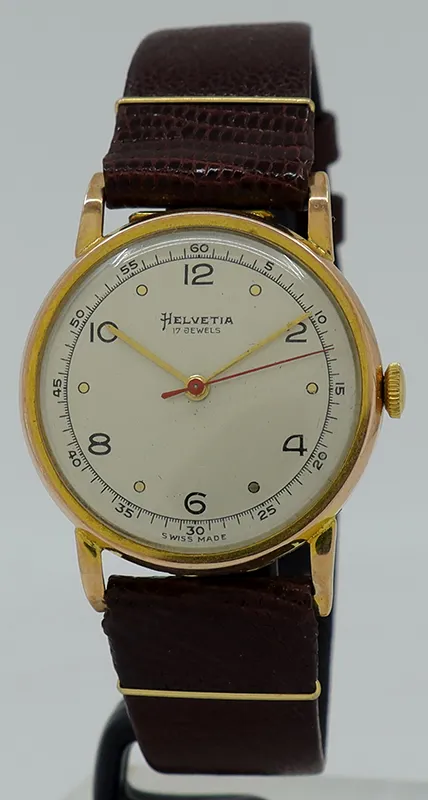 Helvetia No case reference 32mm Rose gold