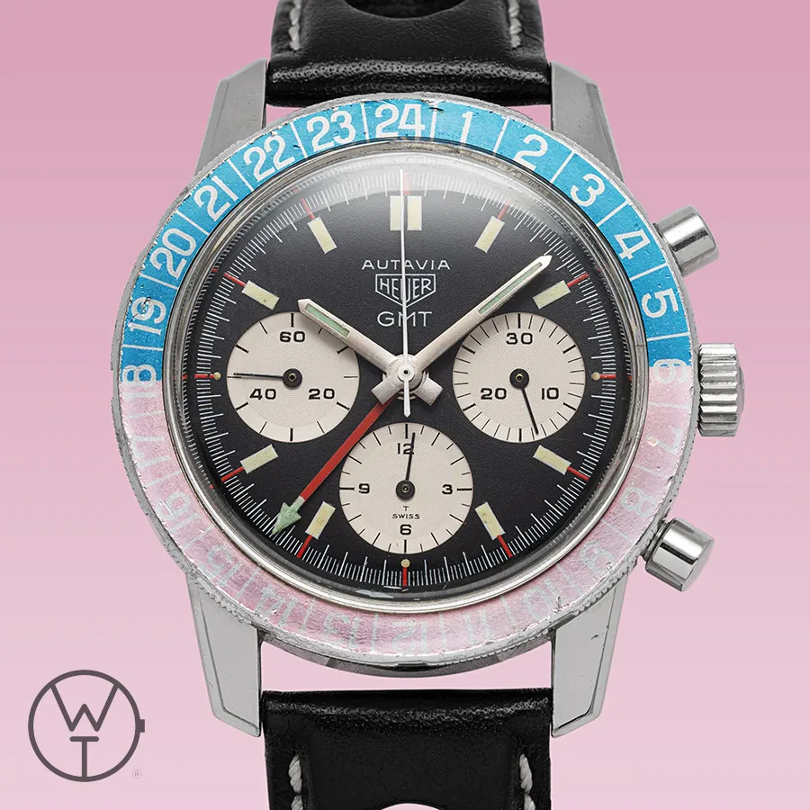 Heuer Autavia 2446C 40.5mm Stainless steel