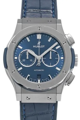 Hublot Classic Fusion Chronograph 541.NX.7170.LR 42mm Titanium Blue