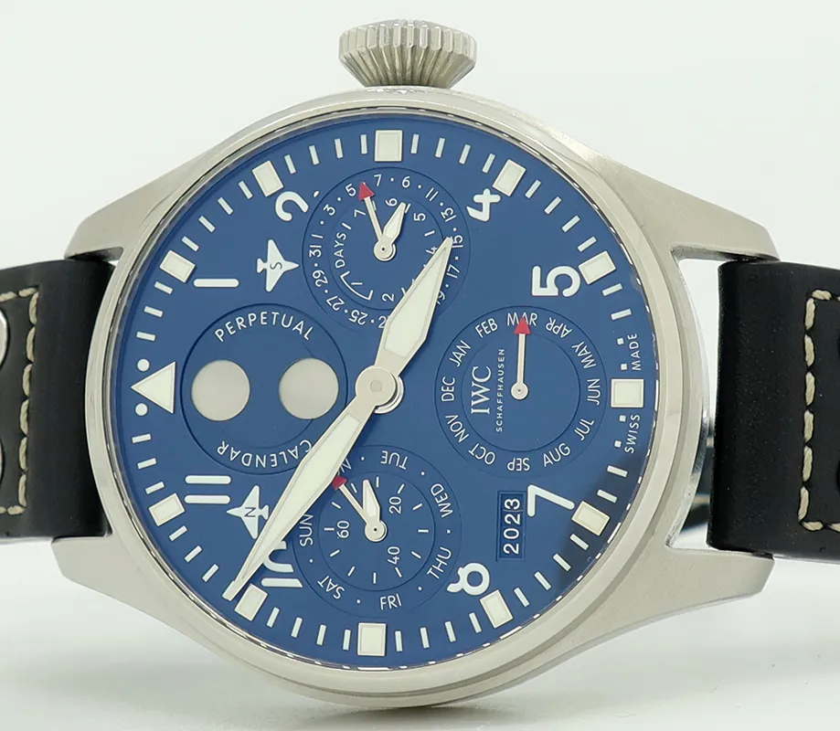 IWC Big Pilot IW503605 46mm Stainless steel Blue 3
