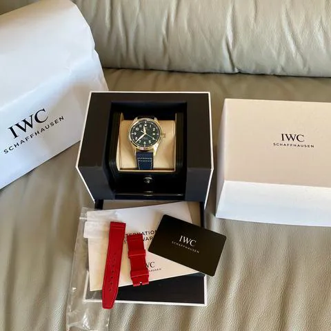 IWC Pilot Mark IW3282-03 40mm Stainless steel Blue 9