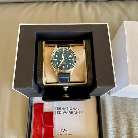 IWC Pilot Mark IW3282-03 40mm Stainless steel Blue 10