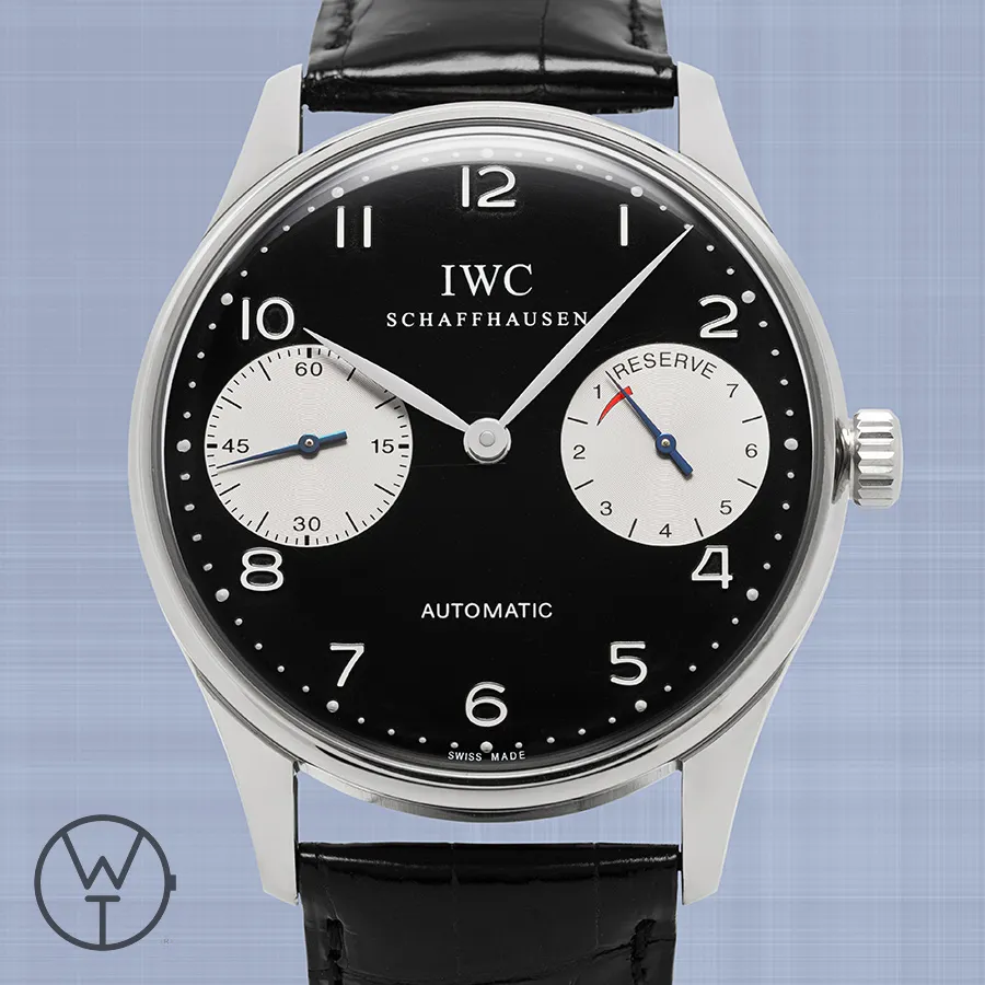 IWC Portugieser 5000 42.5mm Stainless steel Black