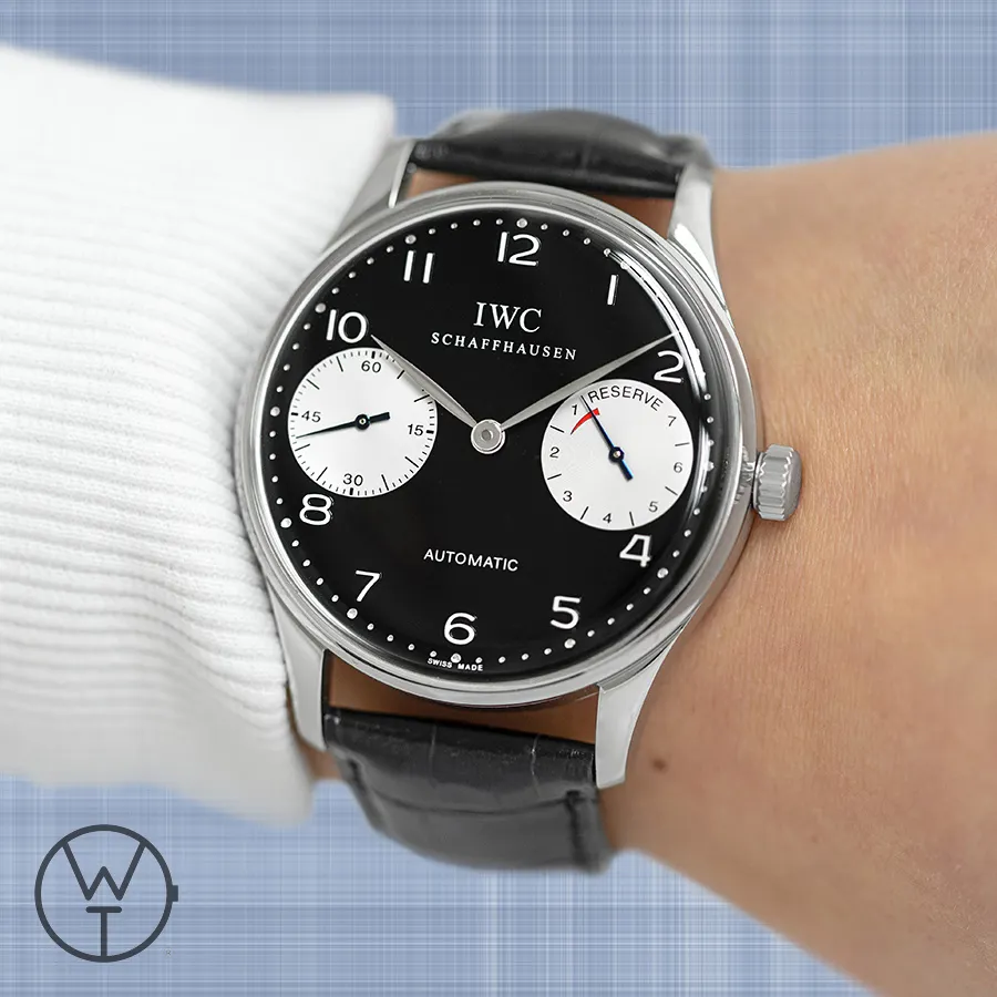 IWC Portugieser 5000 42.5mm Stainless steel Black 3