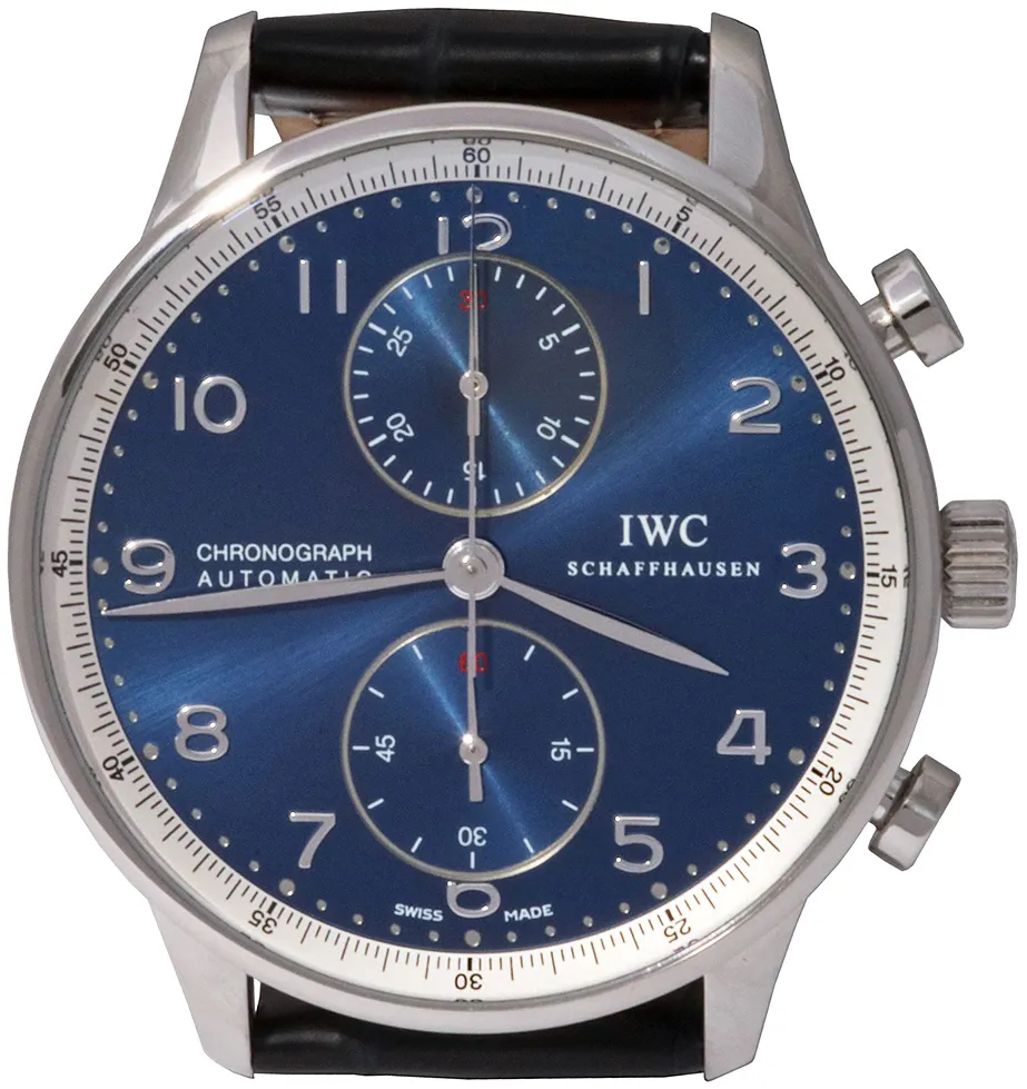 IWC Portugieser IW371432 41mm Stainless steel Blue 3