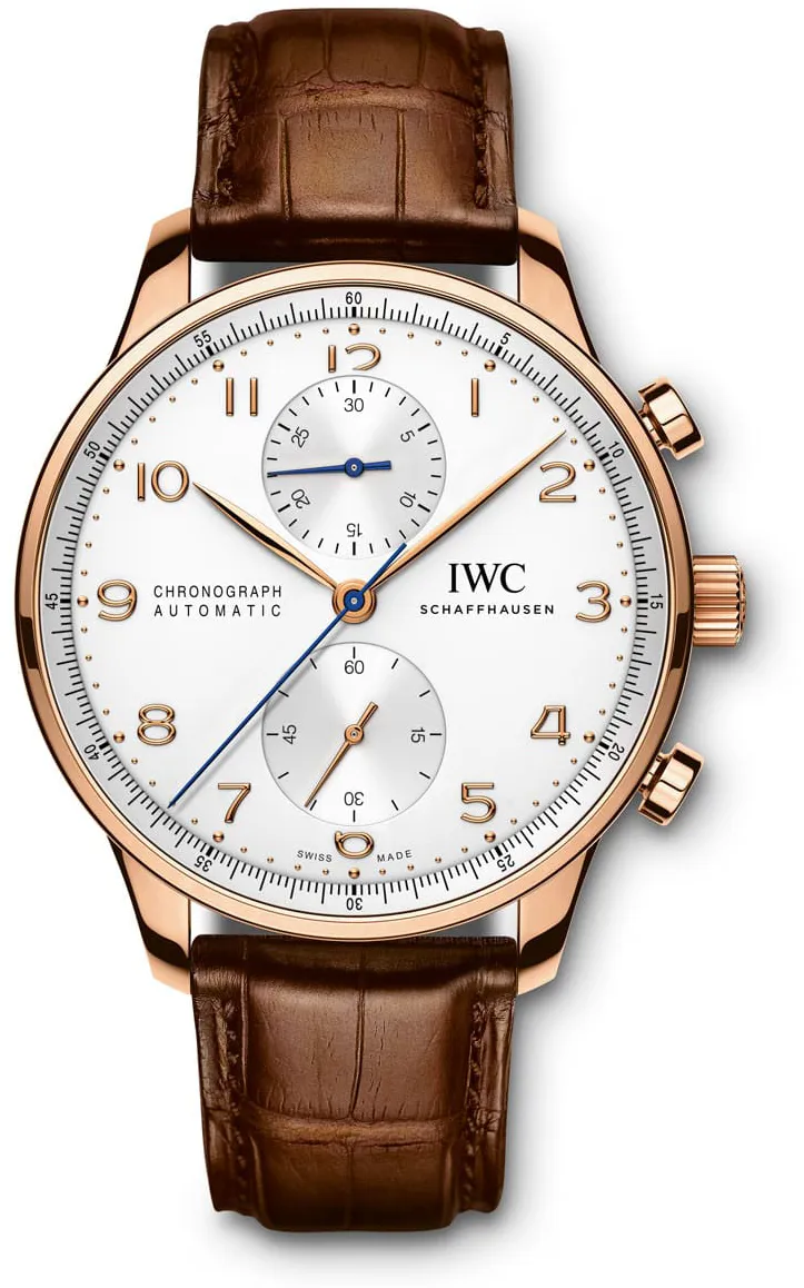 IWC Portugieser IW371611 41mm Red gold Silver