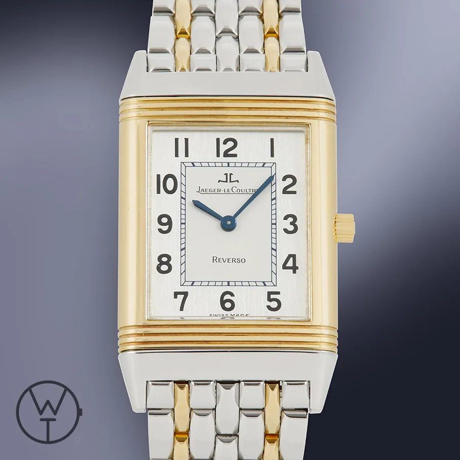 Jaeger-LeCoultre Reverso 250.5.08 23mm Yellow gold and stainless steel Silver