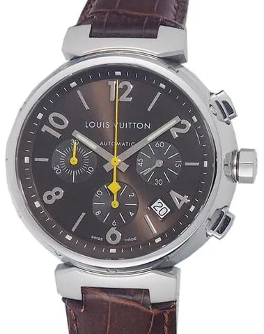 Louis Vuitton Q1121 41mm Stainless steel Brown