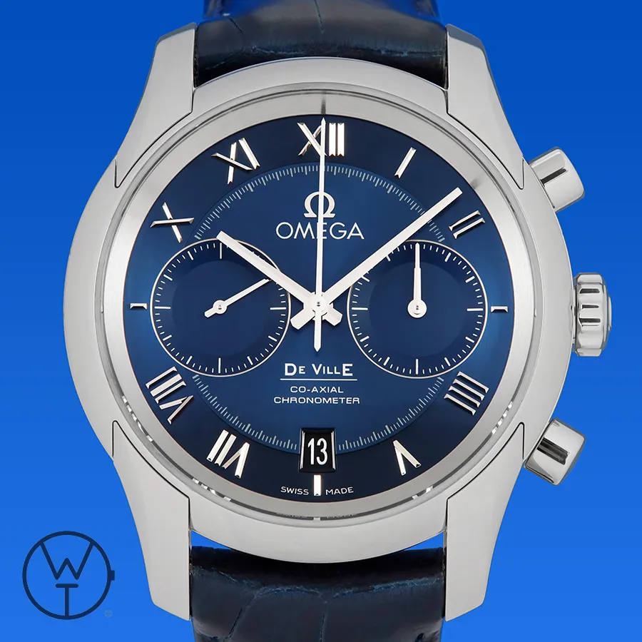 Omega De Ville Co-Axial 431.13.42.51.03.001 42mm Stainless steel Blue