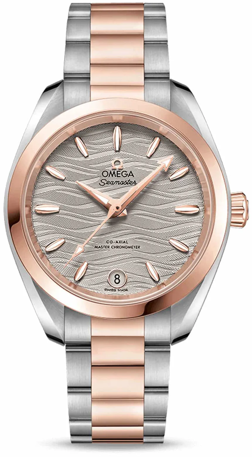 Omega Seamaster 220.20.34.20.06.001 34mm Rose gold and steel Silver