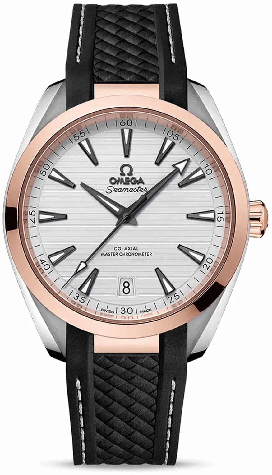Omega Seamaster 220.22.41.21.02.001 41mm Rose gold and steel White