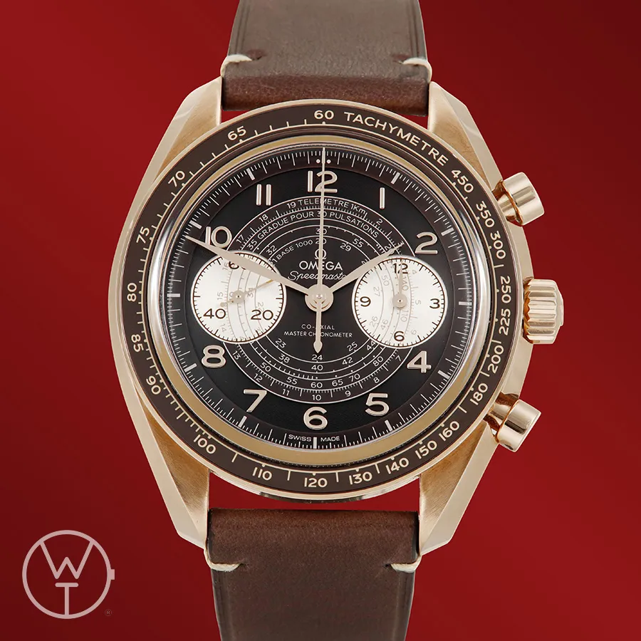 Omega Speedmaster Racing 329.92.43.51.10.001 43mm Bronze gold Brown