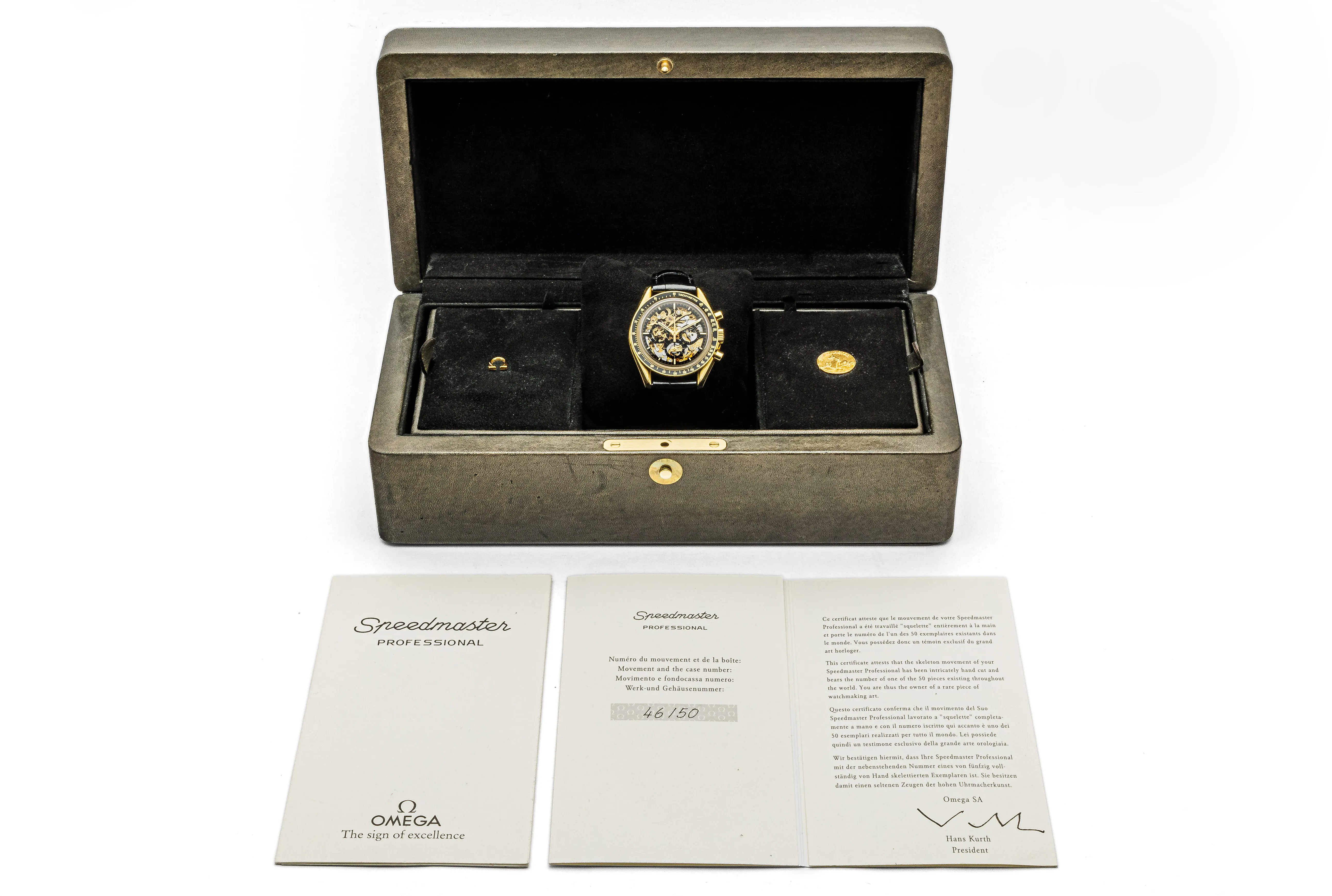 Omega Speedmaster 36965001 Yellow gold 6