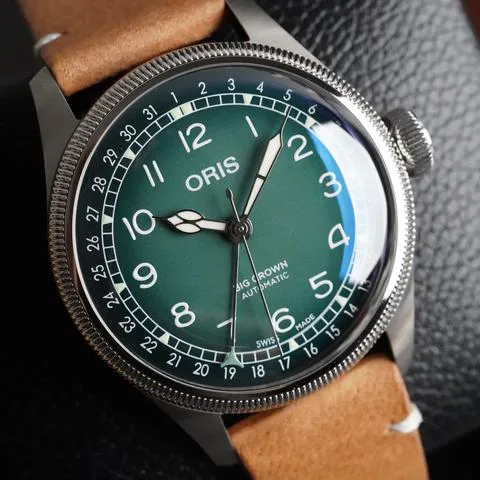 Oris Big Crown 01 754 7779 4067 38mm Stainless steel Green