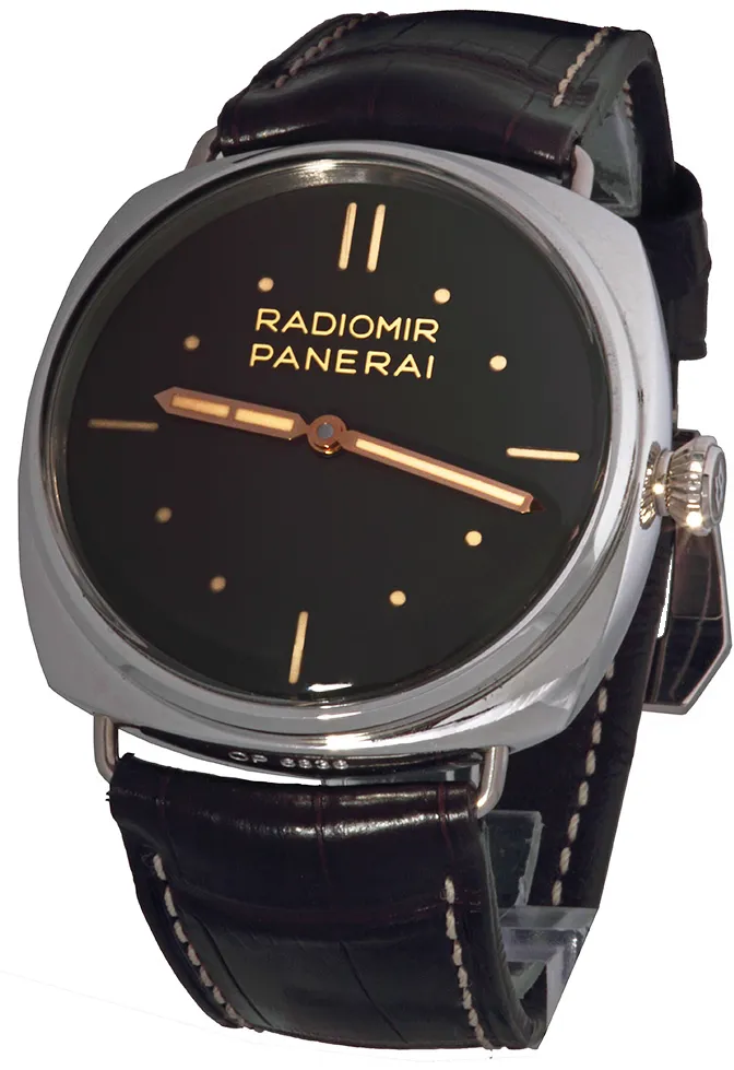 Panerai Radiomir PAM 373 47mm Platinum Brown 4