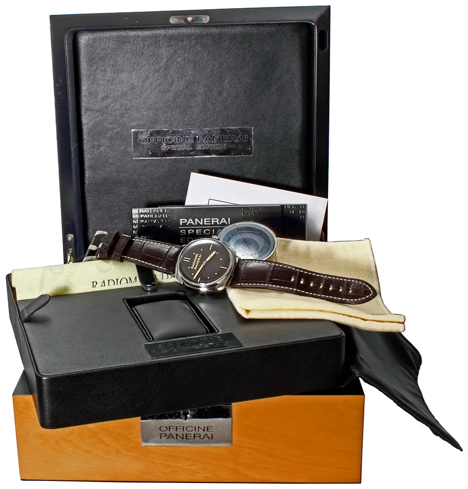 Panerai Radiomir PAM 373 47mm Platinum Brown 5