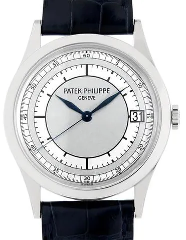 Patek Philippe Calatrava 5296G-001 38mm White gold Silver