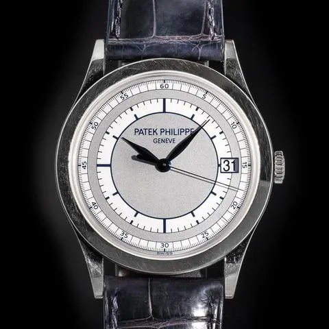 Patek Philippe Calatrava 5296G-001 38mm White gold Silver