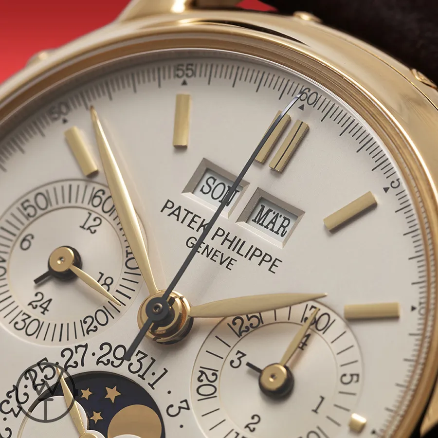 Patek Philippe Perpetual Calendar Chronograph 3970J 36mm Yellow gold Silver 1