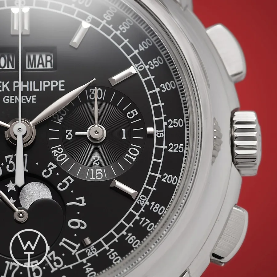 Patek Philippe Perpetual Calendar Chronograph 5970P-001 40mm Platinum Black 4