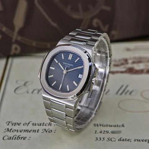 Patek Philippe Nautilus 3800/1 37mm Stainless steel Black 1