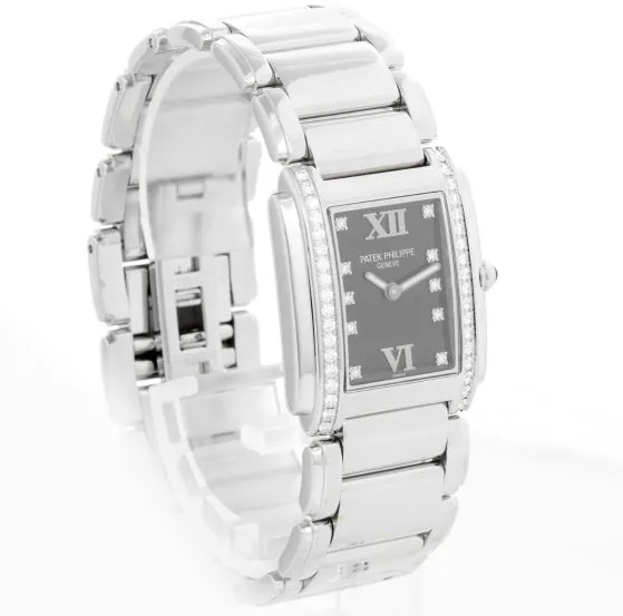 Patek Philippe Twenty~4 4910/10A 25mm Stainless steel Black 2