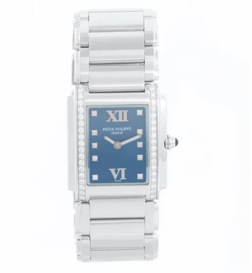 Patek Philippe Twenty~4 4910/10A 25mm Stainless steel Blue