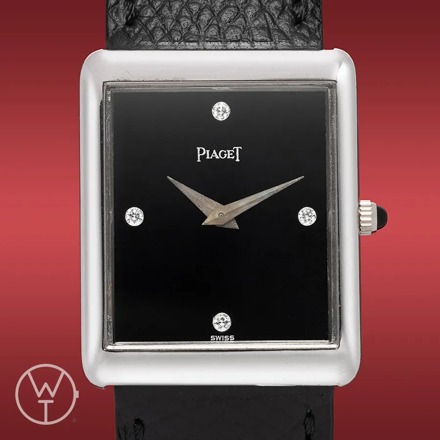 Piaget 9150 23mm Yellow gold Onyx