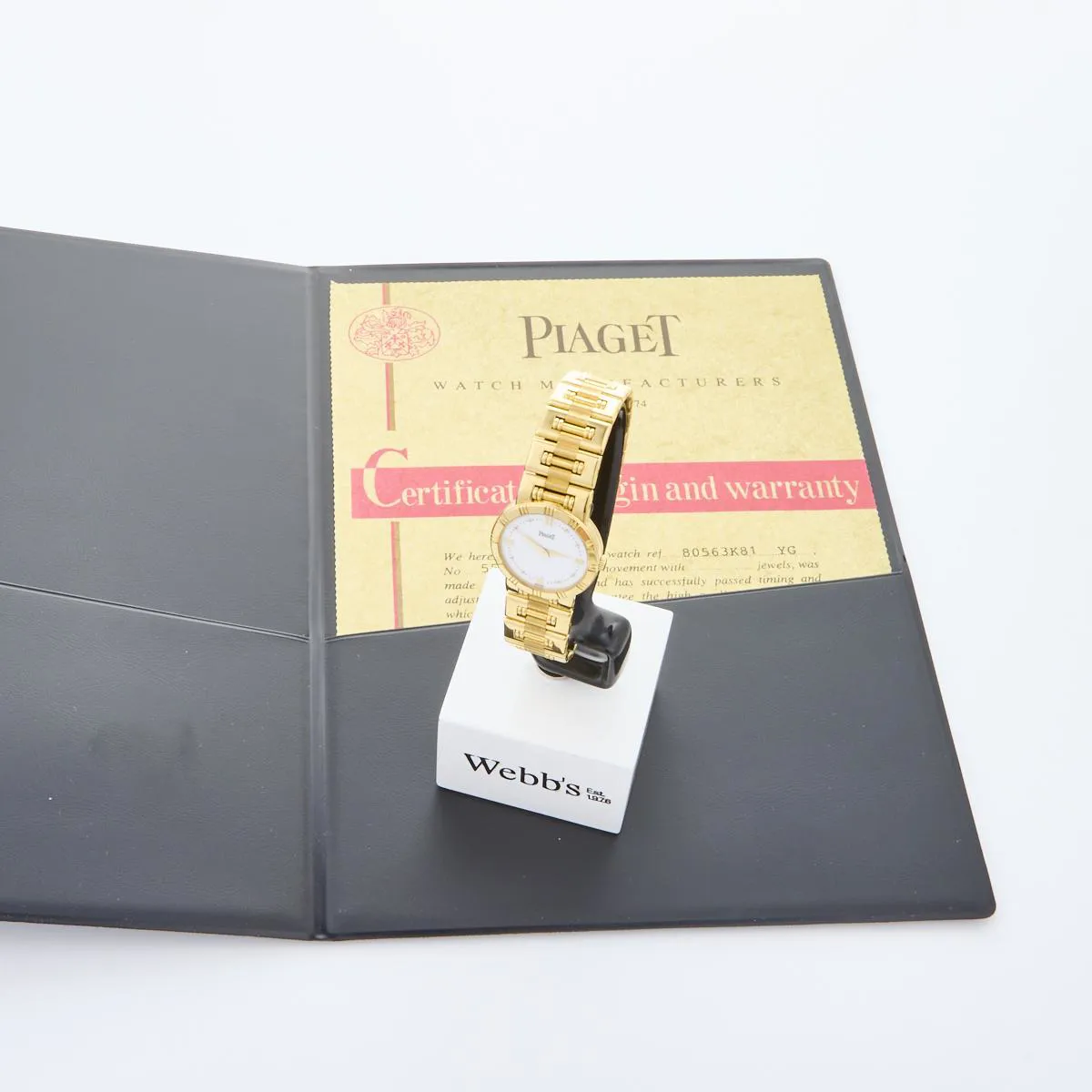 Piaget Dancer 80563k81 23mm Yellow gold White 3