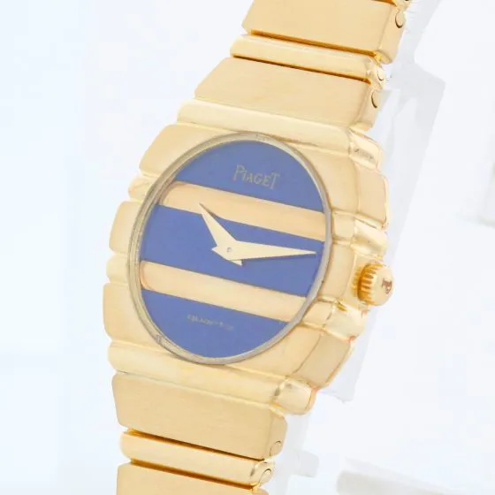 Piaget Polo 861C701 25mm Yellow gold Blue 2