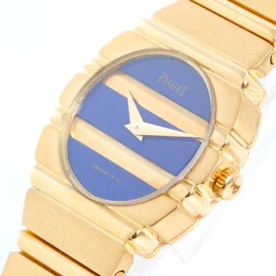 Piaget Polo 861C701 25mm Yellow gold Blue 1